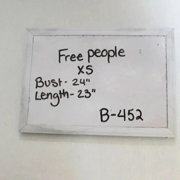 Free people NWT boho waisted pheasant top - Picture 8 of 9